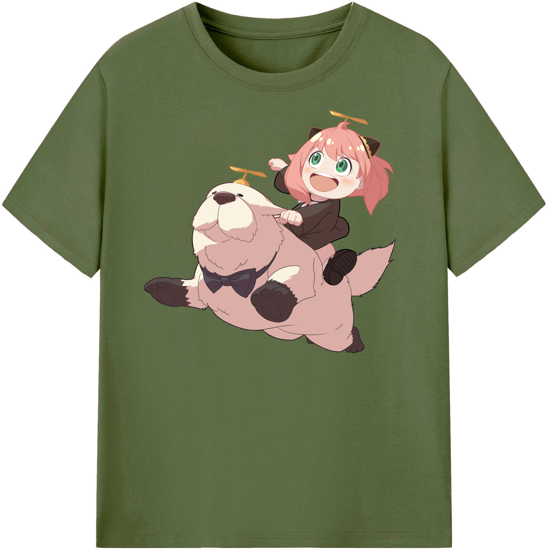 （画像用） SPY×FAMILY间谍家家酒 綿100％半袖Tシャツ（フロントプリント）